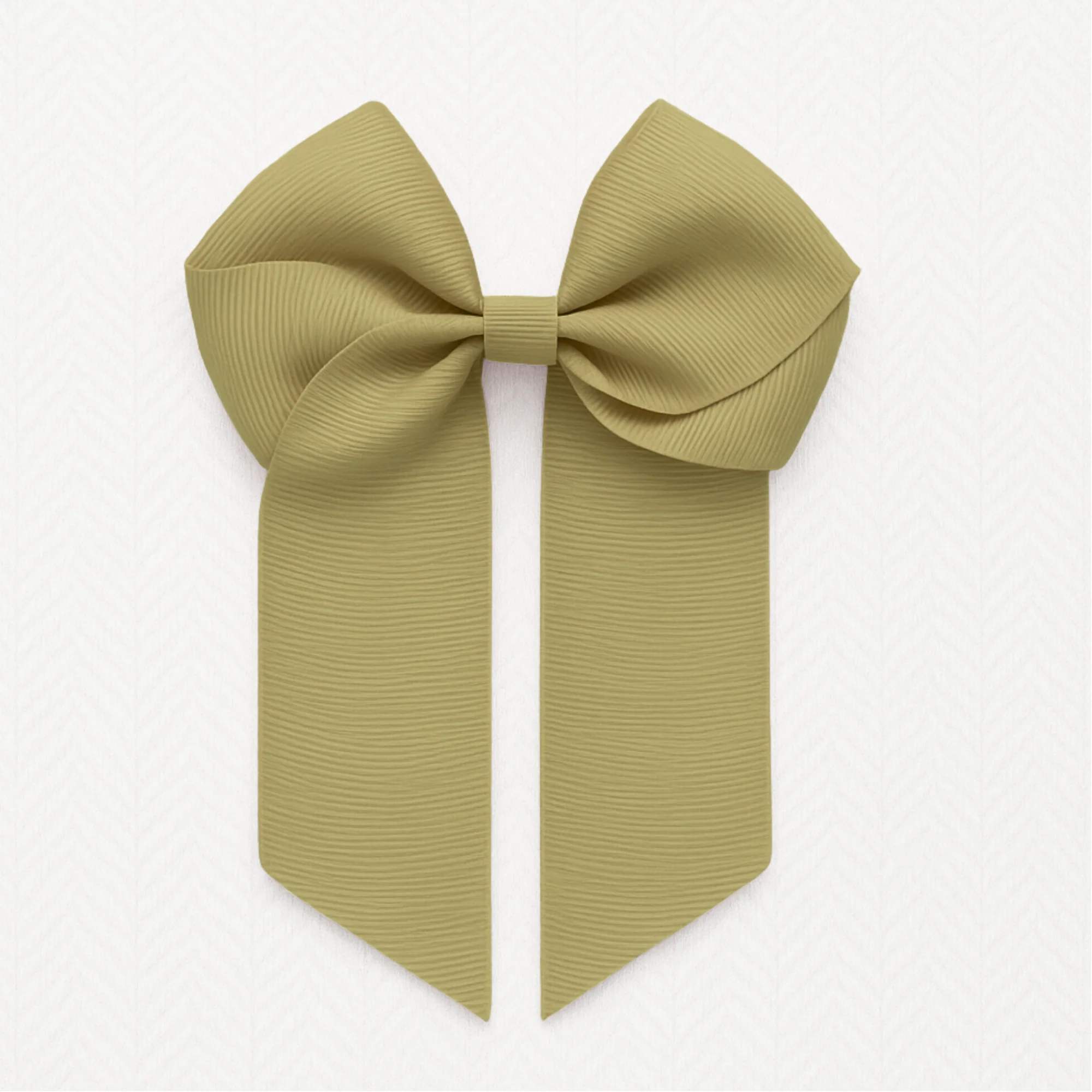 4’’ HAIR BOW - GOLDEN OLIVE