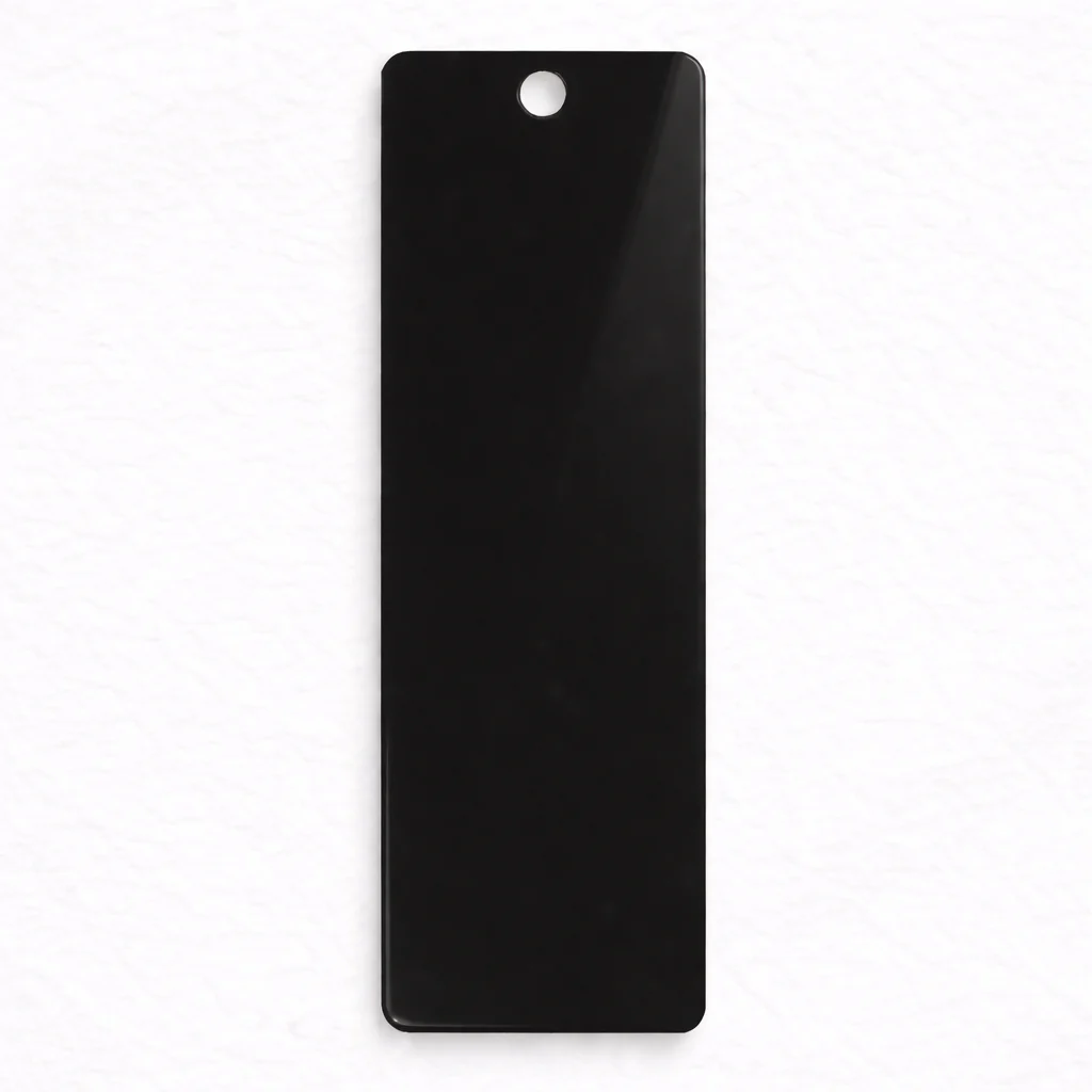 ACRYLIC - RECTANGLE BOOKMARK - BLACK