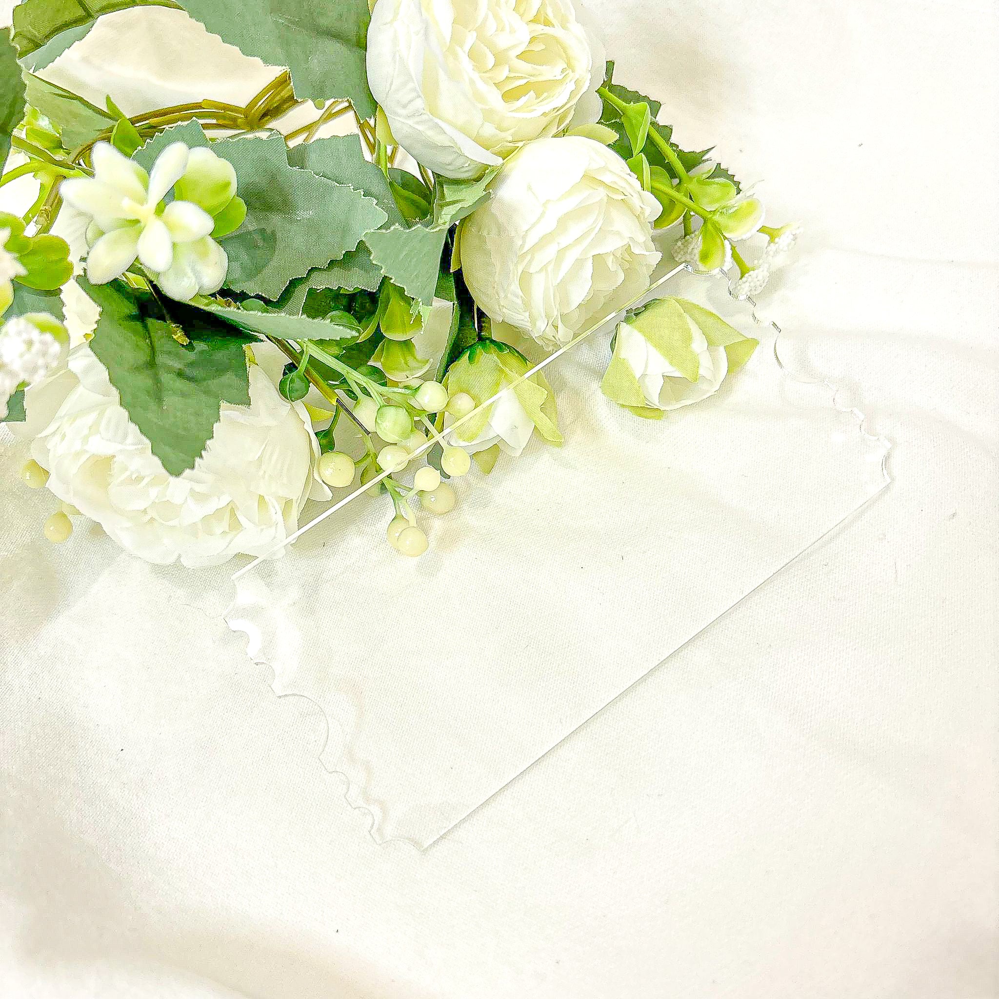 ACRYLIC - TICKET - CLEAR